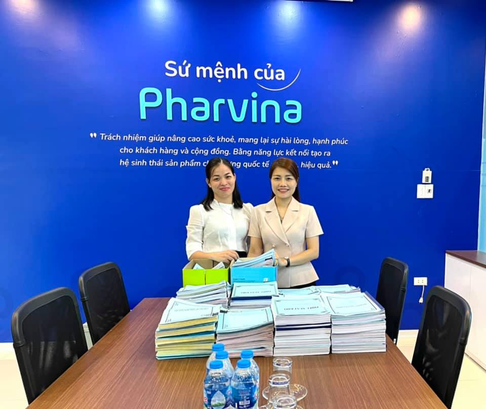 D & P SANG KHÁCH HÀNG PHARVINA